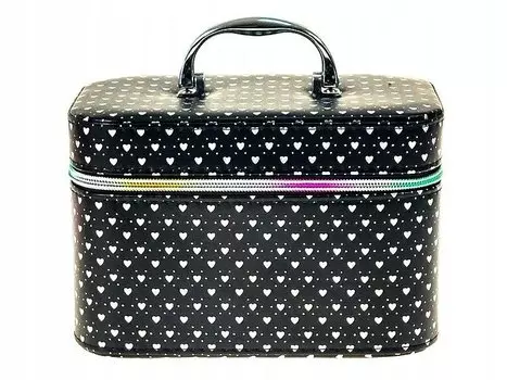 Косметичка ADAR M 149787 черная с сердечками Inna marka
