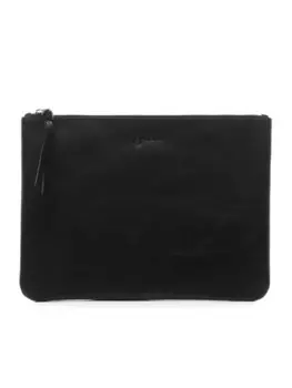 Косметичка BACCINI Leder Kosmetiktschchen echt Leder gro | Ledertasche 30_cm MEL, черный