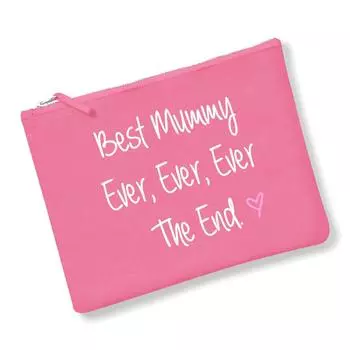 Косметичка Best Mummy Ever Ever Ever The End Темно-синий, серый или розовый 60 SECOND MAKEOVER, розовый