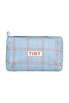 Косметичка CHECK POUCH Tinycottons, синий