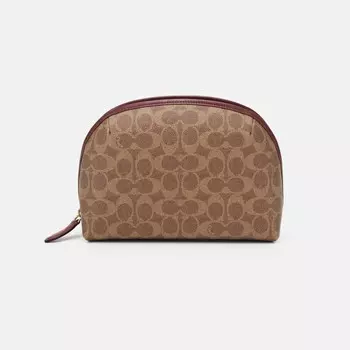 Косметичка Coated Signature Julienne Cosmetic Case, коричневый