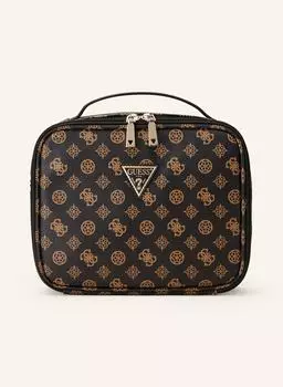 Косметичка дикий GUESS, цвет DUNKELBRAUN/BRAUN