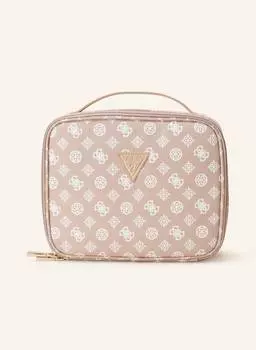 Косметичка дикий GUESS, розовый/белый