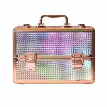 Косметичка для лака для ногтей и лампы, M Розовое золото AlleNaznokcie, AllePaznokcie