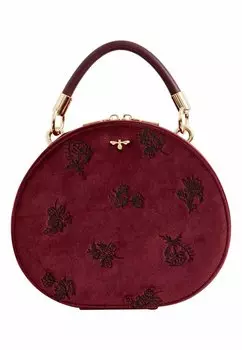 Косметичка Flora Embroidered Vanity Redcurrant FABLE ENGLAND, красный