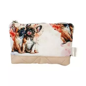 Косметичка French Bulldogs для нее Szycie z pasj