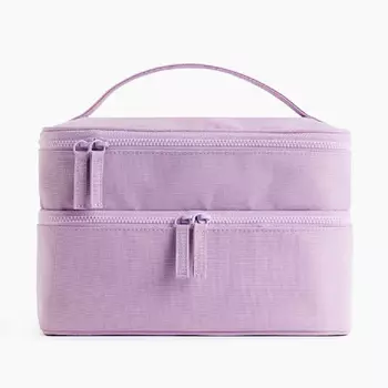 Косметичка H&M Large Two-tiered Toiletry, фиолетовый