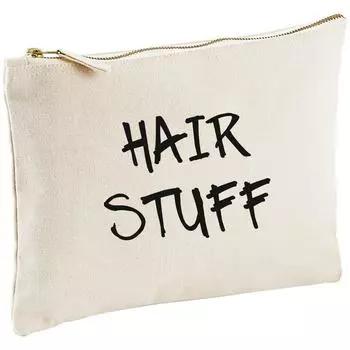 Косметичка из натуральной парусины для волос 60 SECOND MAKEOVER, бежевый
