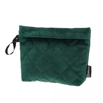 Косметичка/кейс DEKORIA, зеленый, 20x4x16 см , зеленый