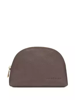 Косметичка Le Foulonn с логотипом Longchamp, коричневый