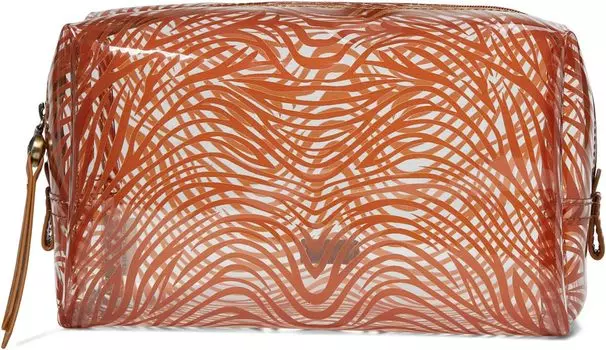 Косметичка Medium Zip Cosmetic HOBO, цвет Clear/Zebra Print