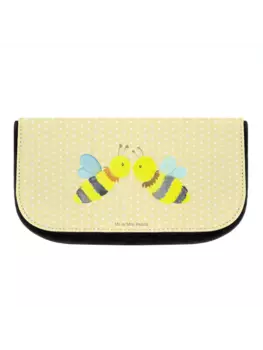 Косметичка Mr & Mrs Panda Biene Liebe ohne Spruch, пастельно-желтый