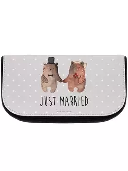 Косметичка Mr & Mrs Panda Br Heirat, пастельно-серый