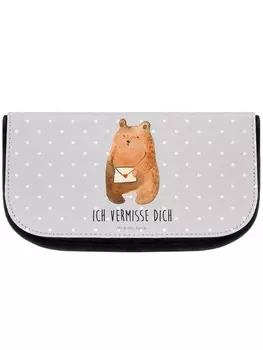 Косметичка Mr & Mrs Panda Br Liebesbrief, пастельно-серый