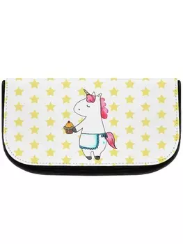 Косметичка Mr & Mrs Panda Einhorn Muffin ohne Spruch, белый