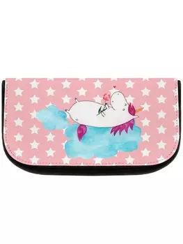 Косметичка Mr & Mrs Panda Einhorn Verliebt ohne Spruch, цвет rot pastell