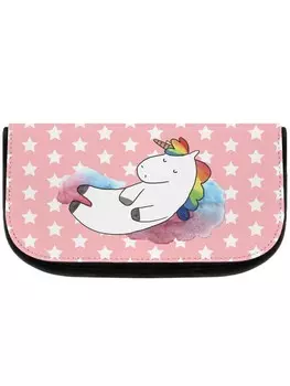 Косметичка Mr & Mrs Panda Einhorn Wolke 7 ohne Spruch, цвет rot pastell