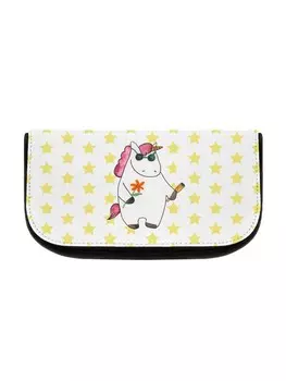 Косметичка Mr & Mrs Panda Einhorn Woodstock ohne Spruch, белый