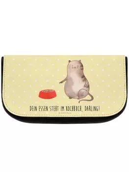 Косметичка Mr & Mrs Panda Katze Fressen, пастельно-желтый