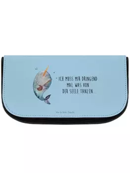 Косметичка Mr & Mrs Panda Narwal Gitarre, цвет blau pastell