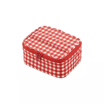 Косметичка Muji с зеркалом, бежевый