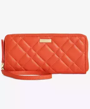 Косметичка на молнии Hazel Zip-Around Quilt I.N.C. International Concepts, оранжевый