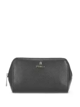 Косметичка на молнии с логотипом Furla, черный