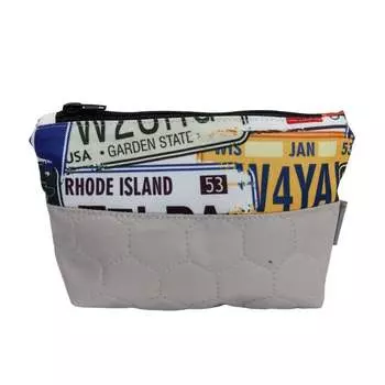 Косметичка Номерные знаки для него Szycie z pasj