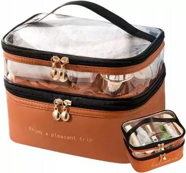 Косметичка-органайзер, большая, прозрачная., edibazzar