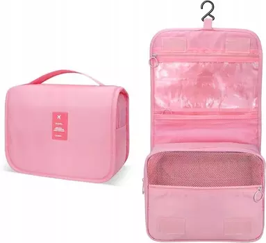 Косметичка Подвесной органайзер, Расширяемая, Вместительная, Большая, Розовый, XL Korbi