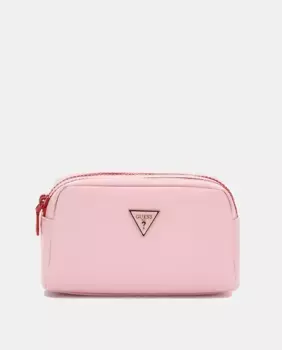Косметичка с двойной молнией Guess, розовый