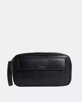 Косметичка с короткой ручкой Calvin Klein, черный