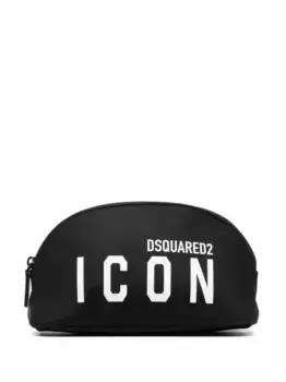 Косметичка с логотипом DSQUARED2, черный