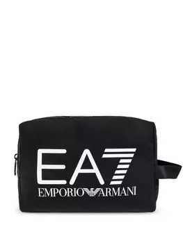 Косметичка с логотипом Ea7 Emporio Armani, черный