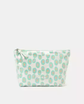 Косметичка с принтом в горошек Jo & Mr. Joe, зеленый