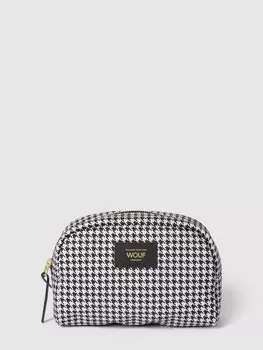 Косметичка с узором «гусиная лапка» модель «Celine» WOUF, черный