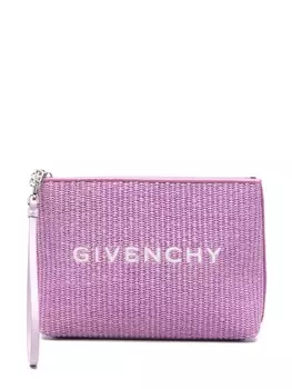 Косметичка с вышитым логотипом Givenchy, фиолетовый