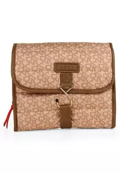 Косметичка SIGNATURE PUFFER DKNY, коричневый