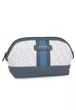 Косметичка SIGNATURE STRIPE DKNY, синий
