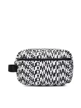 Косметичка Tjm Essential Washbag Logomania AM0AM10795 Tommy Jeans, черно-белый