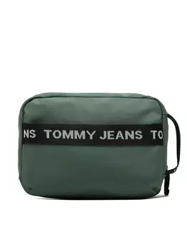 Косметичка Tommy Jeans Tjm Essential Nylon Washbag AM0AM11222, зеленый