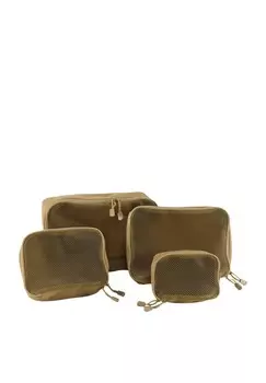 Косметичка UNISEX US COOPER PACKING CUBES SET Brandit, коричневый