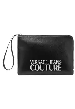 Косметичка Versace Jeans Couture, черное серебро