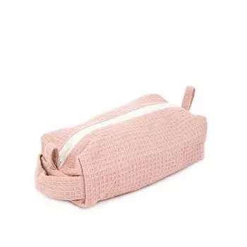 Косметичка WAFFLE вафельная розовая 19 х 10 х 6см HOMLA, inna, розовый