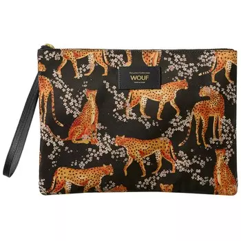 Косметичка Wouf Daily, оранжевый/черный