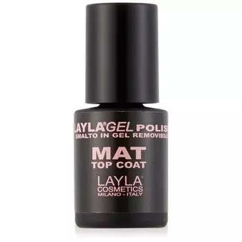 Косметика Гель-лак Матовое верхнее покрытие 10 мл Layla