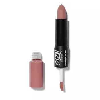 Косметика Nudiversal Lip Duo Губная помада + блеск для губ оттенок 9 Fez, Ctzn