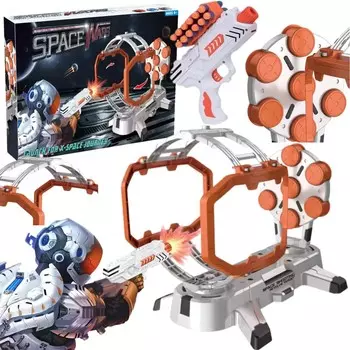 Космические войны. Стрельба. Вращающиеся препятствия. Движущиеся цели. Бластерная пушка. Inna marka