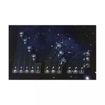 Космический истребитель - Шаблоны перемещений - Военно-морской флот, Miniature Gaming Templates (Micro Art Studio)