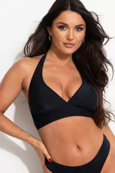 Космический верх бикини Pour Moi, черный